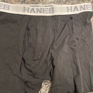 Hanes black boxer briefs